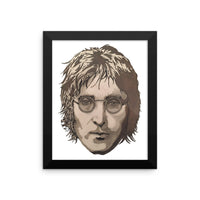 JL Vintage Treatment Framed Poster Illustrated by Robert Bowen - Robert Bowen Tees